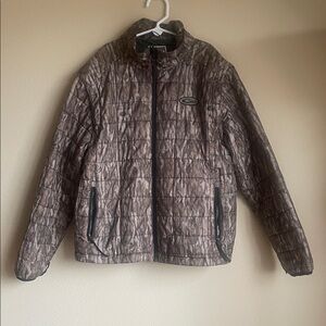 Drake waterfowl Camouflage quilted puffer hunting Jacket youth size 16